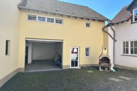 Die sanierte Fachwerkfassade